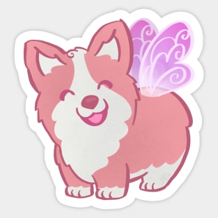 Corgi Fairy Sticker